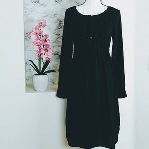 GAP Maternity Black Sheer Long Sleeve Dress – Size XS